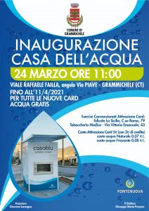 inaugurazione casa dell'acqua grammichele