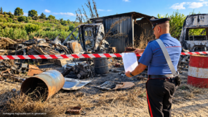 Grammichele sequestrata un’area di 1.600 metri quadrati con rottami e veicoli due denunciati